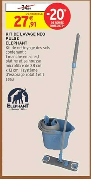 KIT DE LAVAGE NEO PULSE ELEPHANT