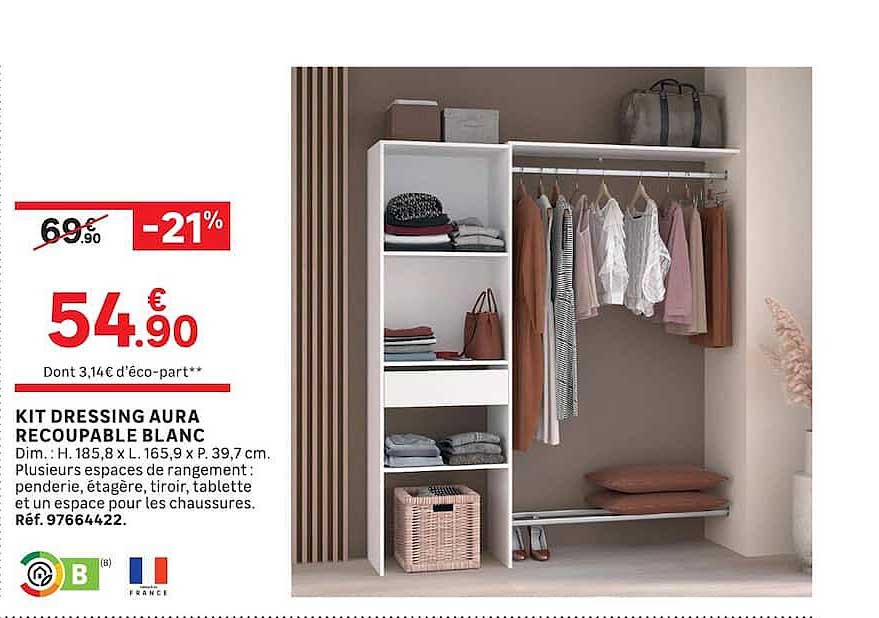 KIT DRESSING AURA RECOUPABLE BLANC