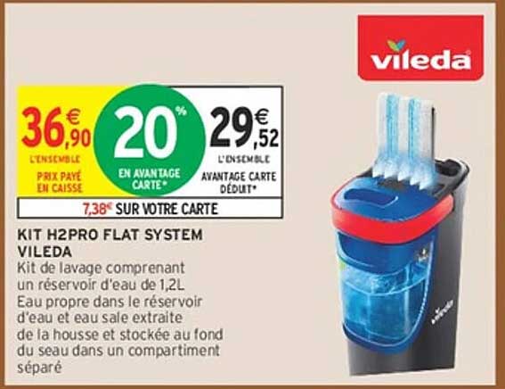 KIT H2PRO FLAT SYSTEM VILEDA