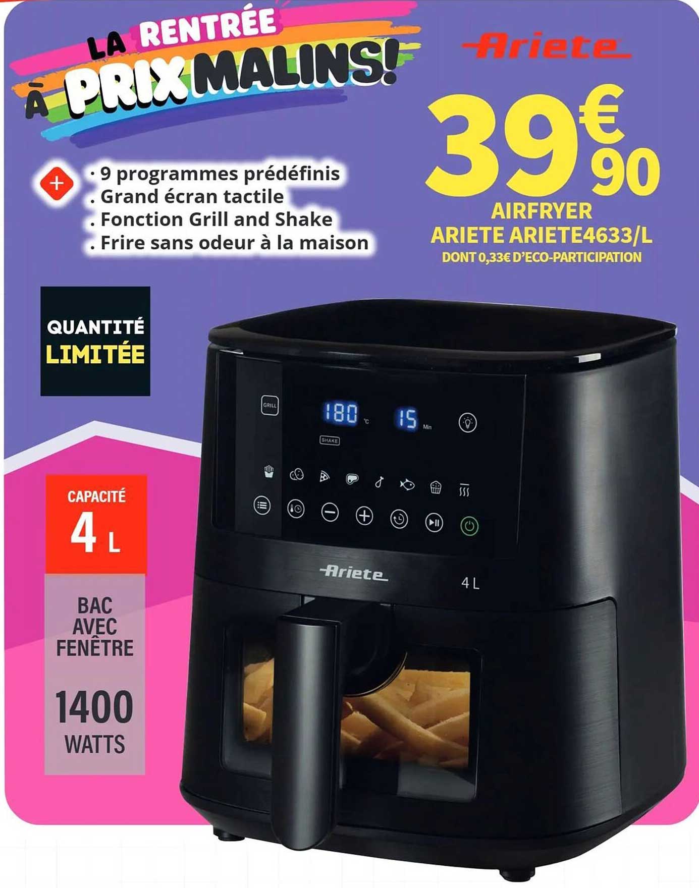 LA RENTRÉE À PRIX MALINS!
