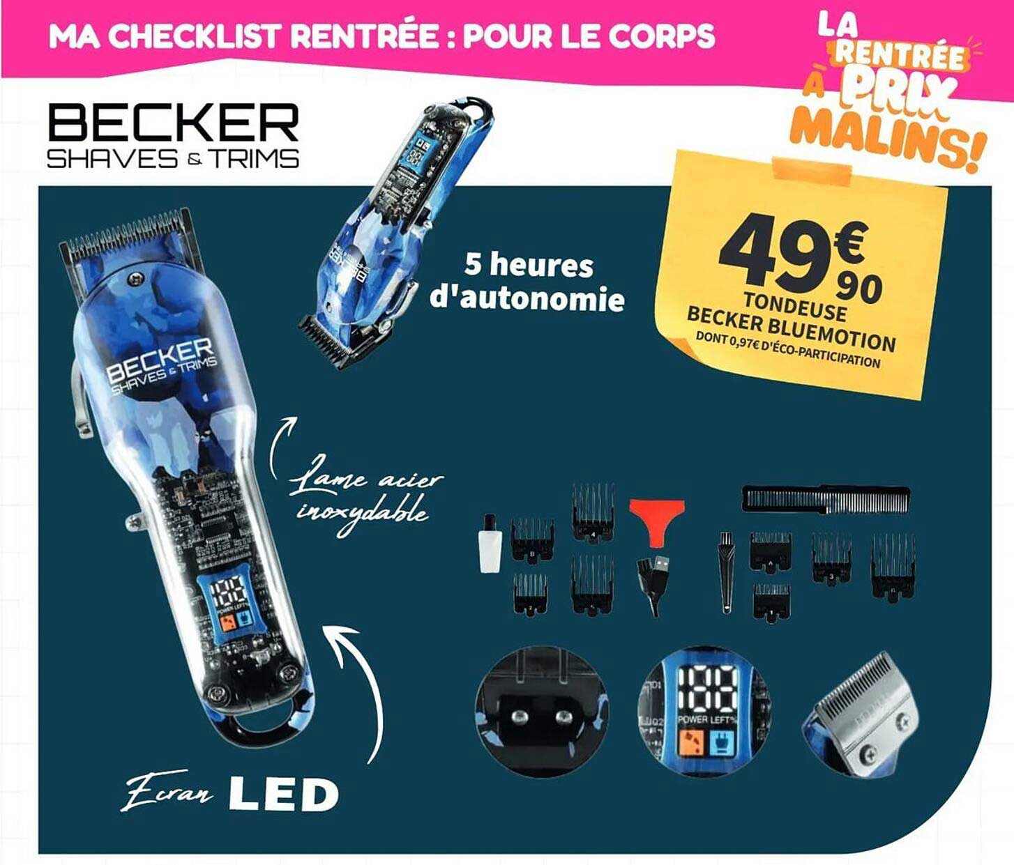 LA RENTRÉE À PRIX MALINS!