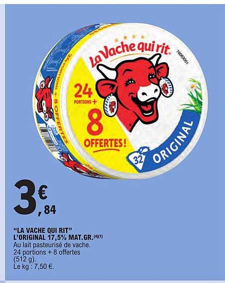 LA VACHE QUI RIT L’ORIGINAL 17,5% MAT.GR.