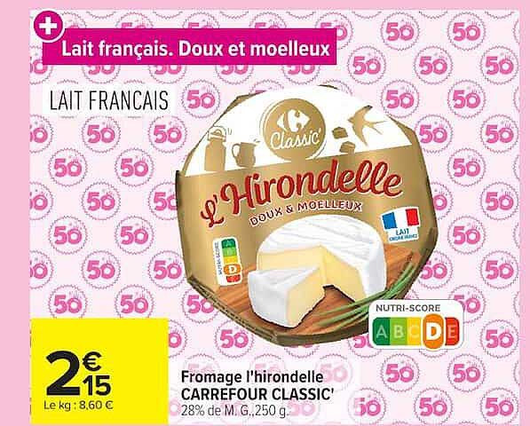 Lait français. Doux et moelleux