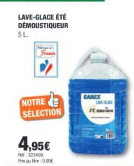 LAVE-GLACE ÉTÉ DÉMOUSSTIQUEUR 5 L