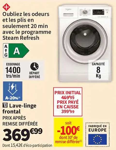 Lave-linge frontal