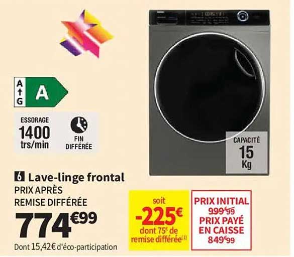Lave-linge frontal