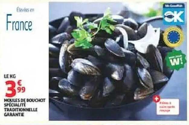LE KG MOULES DE BOUCHOT SPECIALITÉ TRADITIONNELLE CARAMEL
