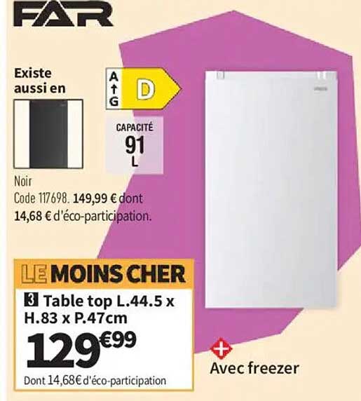 LE MOINS CHER