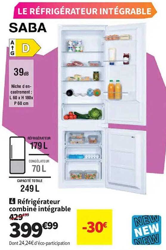 LE RÉFRIGÉRATEUR INTÉGRABLE