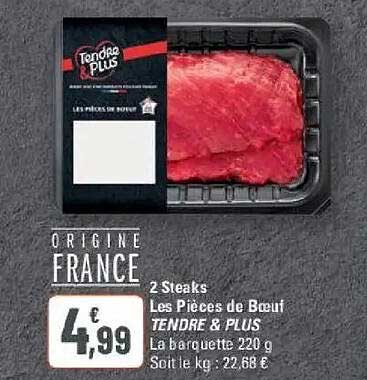 Les pièces de boeuf TENDRE & PLUS