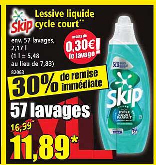 Lessive liquide Skip cycle court*