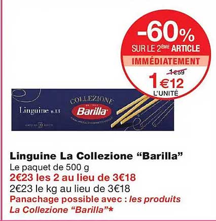 Linguine La Collezione “Barilla”