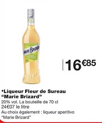 Liqueur Fleur de Sureau “Marie Brizard”