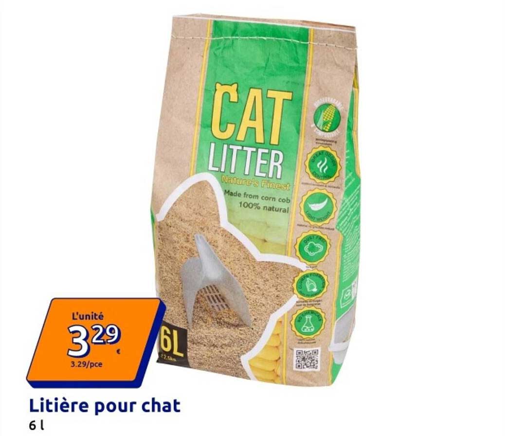 Litière pour chat