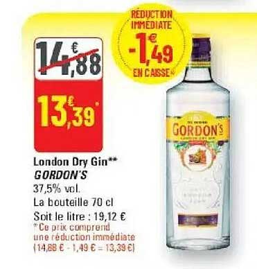 London Dry Gin** GORDON’S