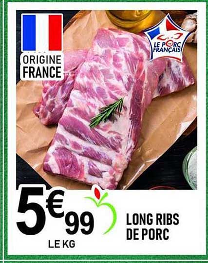 LONG RIBS DE PORC