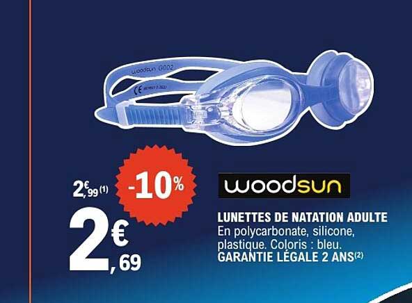 LUNETTES DE NATATION ADULTE
