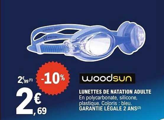 LUNETTES DE NATATION ADULTE