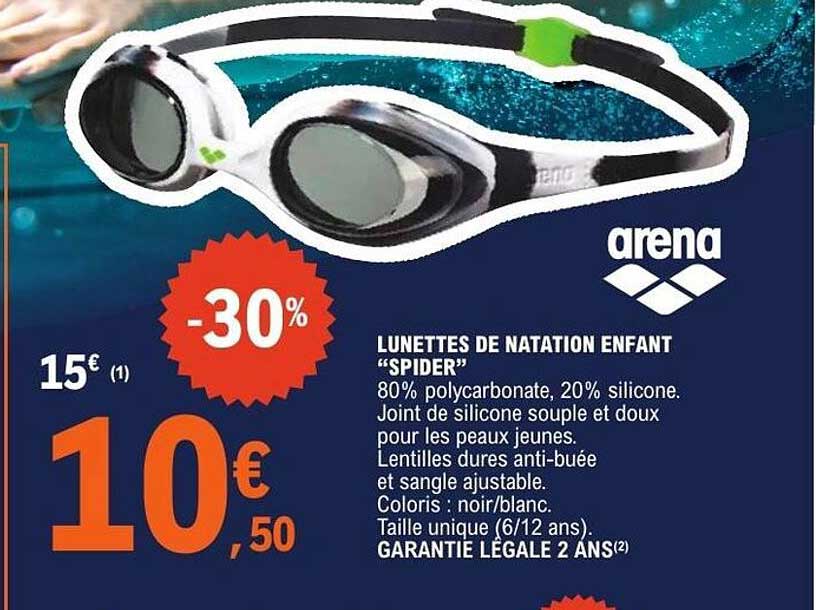 LUNETTES DE NATATION ENFANT “SPIDER”