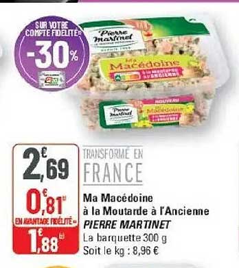 Ma Macédoine à la Moutarde à l’Ancienne PIERRE MARTINET