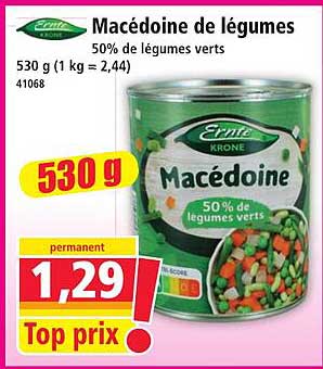 Macédoine de légumes