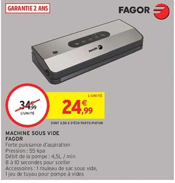 MACHINE SOUS VIDE FAGOR