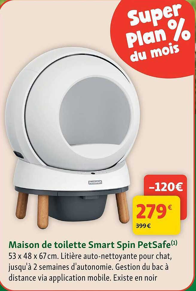 Maison de toilette Smart Spin PetSafe(1)