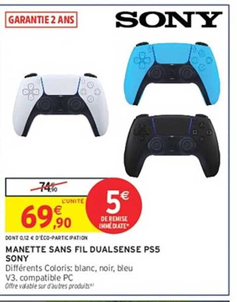 MANETTE SANS FIL DUALSENSE PS5 SONY
