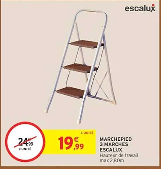 MARCHEPIED 3 MARCHES ESCALUX
