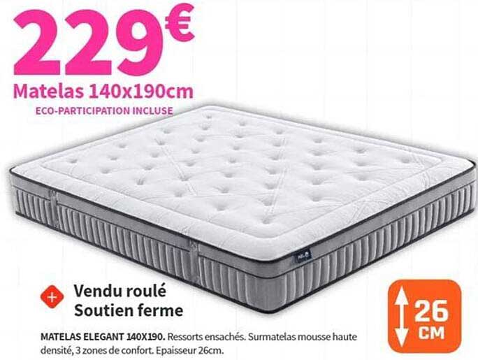 Matelas 140x190cm