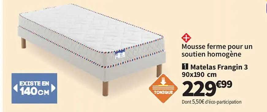 Matelas Frangin 3 90x190 cm