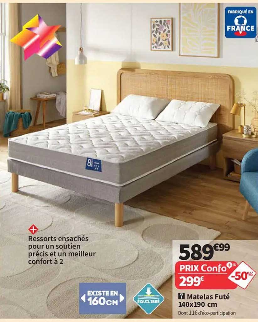 Matelas Futé 140x190 cm