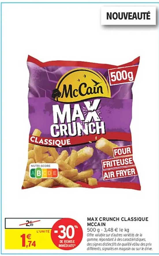 MAX CRUNCH CLASSIQUE MCCAIN
