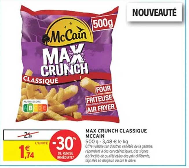 MAX CRUNCH CLASSIQUE MCCAIN