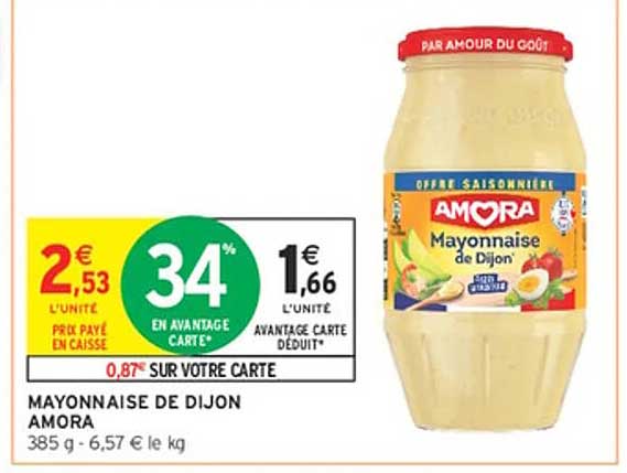 MAYONNAISE DE DIJON AMORA