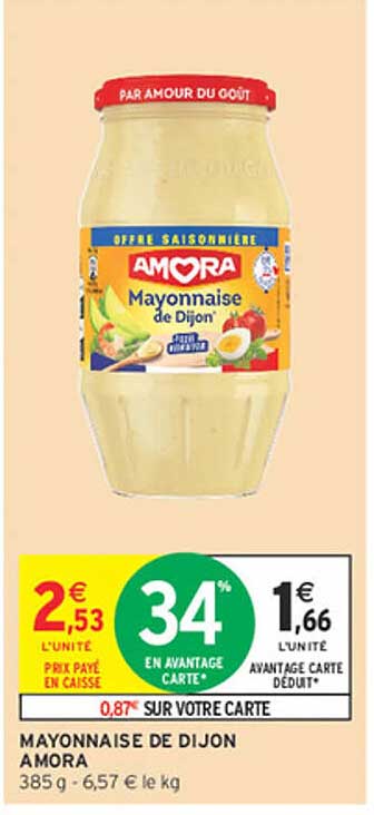 MAYONNAISE DE DIJON AMORA