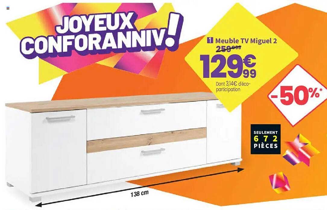 Meuble TV Miguel 2