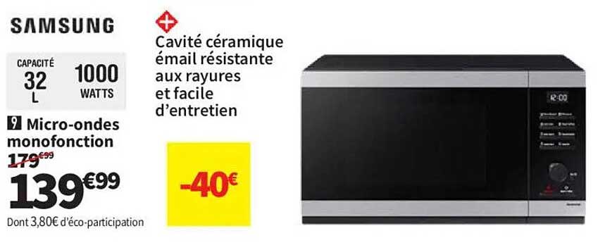 Micro-ondes monofonction