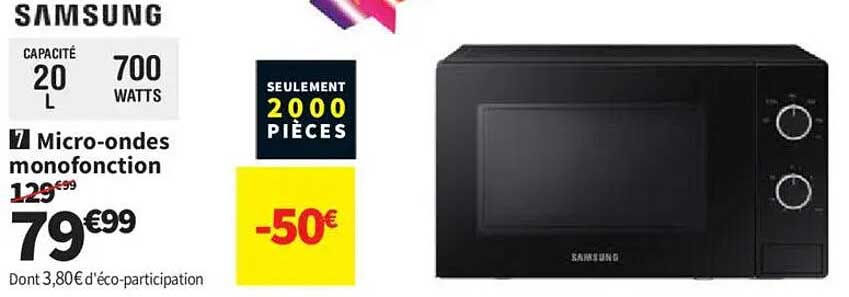Micro-ondes monofonction