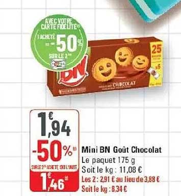 Mini BN Goût Chocolat