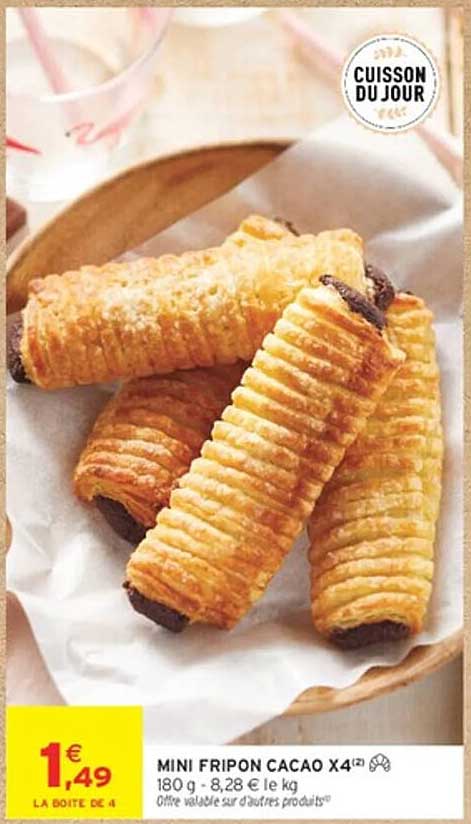 MINI FRIPON CACAO X4