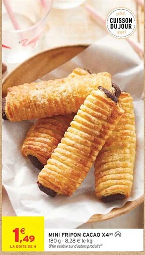 MINI FRIPON CACAO X4