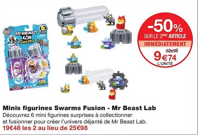 Minis figurines Swarms Fusion - Mr Beast Lab