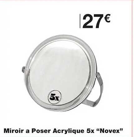 Miroir a Poser Acrylique 5x “Novex”