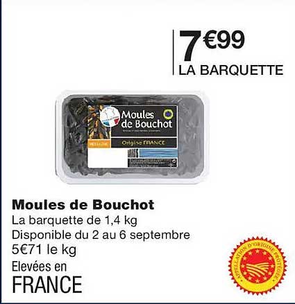 Moules de Bouchot