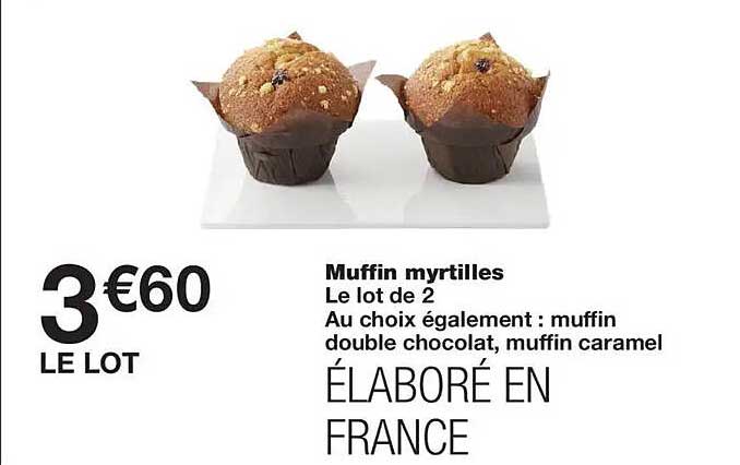 Muffin myrtilles