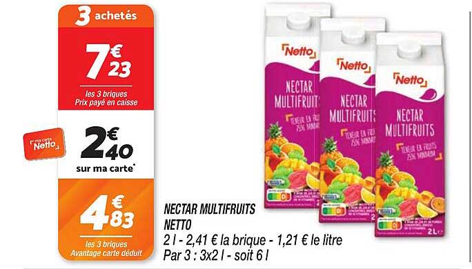 NECTAR MULTIFRUITS NETTO