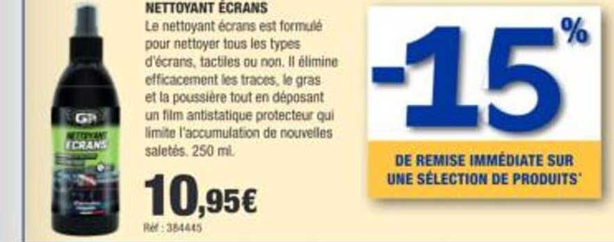 NETTOYANT ÉCRANS