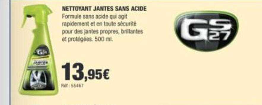 NETTOYANT JANTES SANS ACIDE