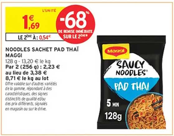 NOODLES SACHET PAD THAI MAGGI